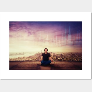 meditative music Posters and Art